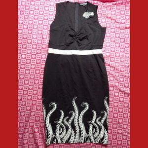 New Sourpuss Octopus Tentacles Wiggle Dress